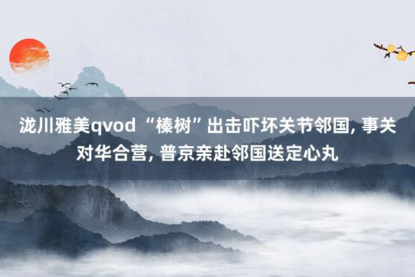 泷川雅美qvod “榛树”出击吓坏关节邻国， 事关对华合营， 普京亲赴邻国送定心丸